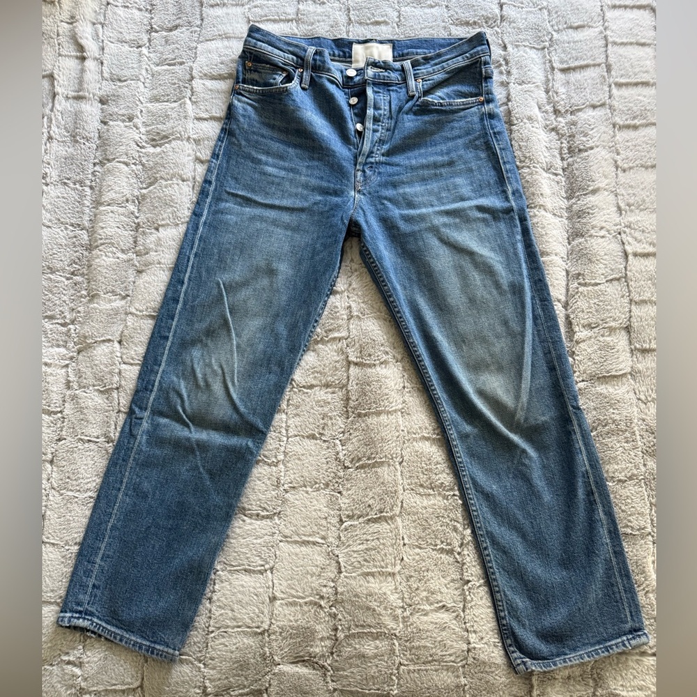 Mother The Tomcat Kneeling on Stone Jeans Sz 31